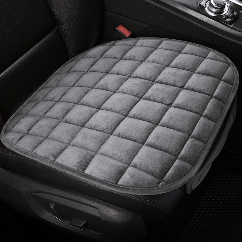 Winter car without backrest plush cushion