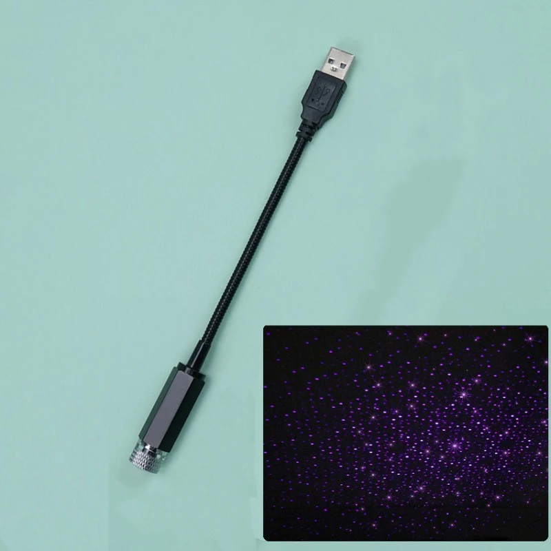LED Car Roof Star Night Lights Projector Light Inte