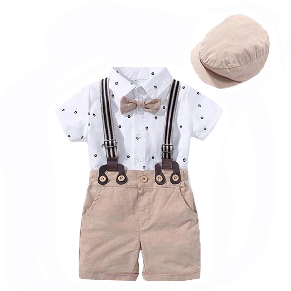 Printed Romper Baby Triangle Romper