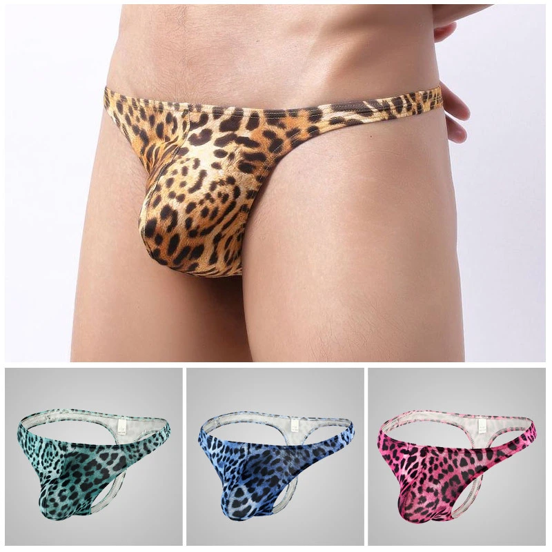 Men's Underwear Low Waist Nylon Boys Big Pouch U Convex Sexy Men's Panties