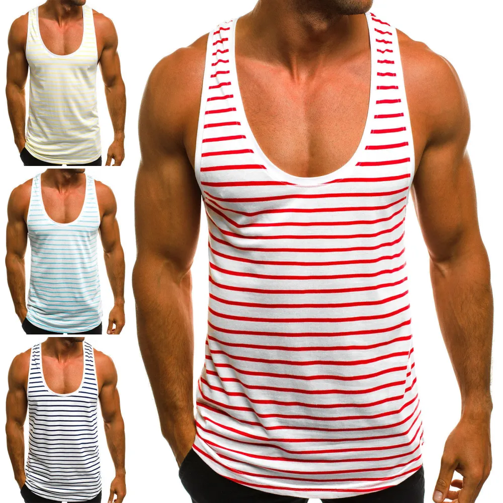 Men's Striped Vest