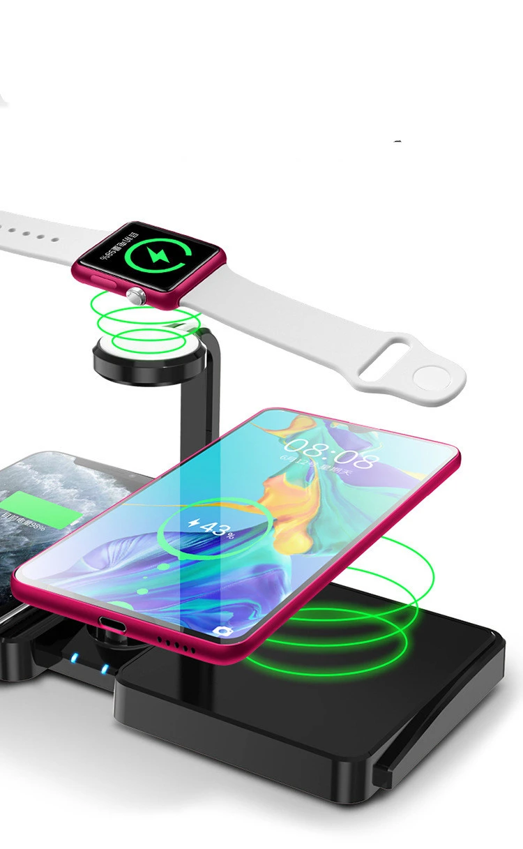 Four-In-One Wireless Charging 10W Dual Mobile Phone Wireless Charging