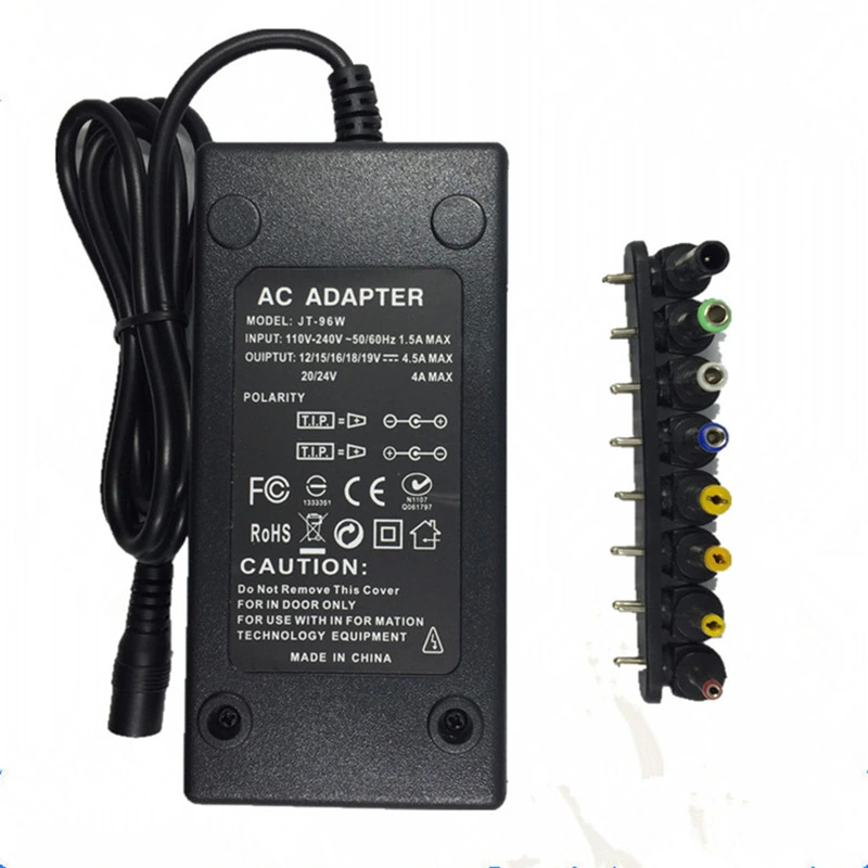 Power Notebook Universal Adjustable Power Adapter 96W Multi-Function Charger