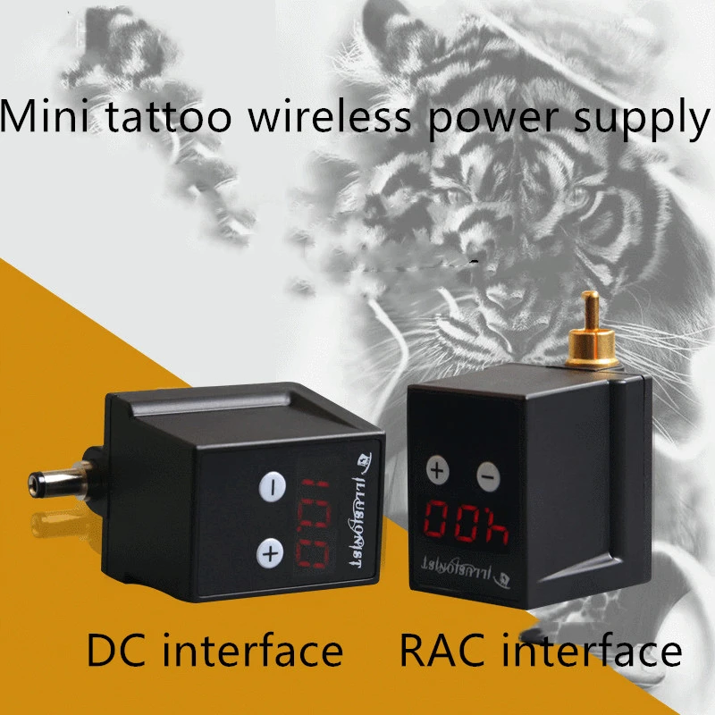 Mini tattoo wireless power supply