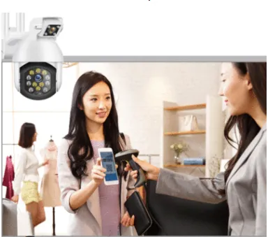 Wireless Surveillance Camera Outdoor 1080p Remote Wifi Security Monitor