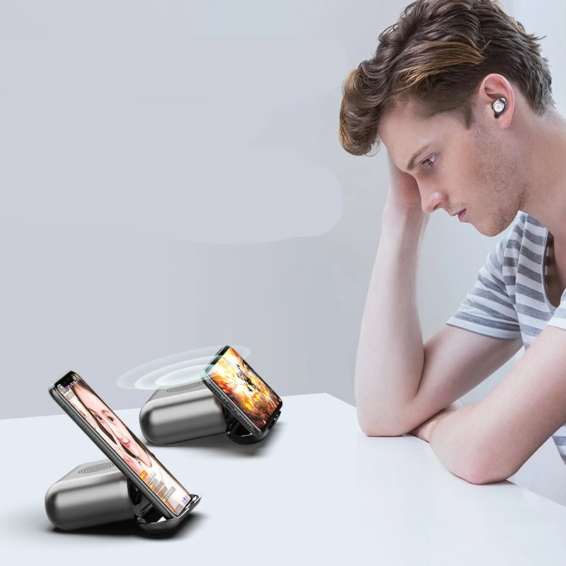 Bluetooth Speaker Combo Single And Binaural Mini Portable Bluetooth Headset