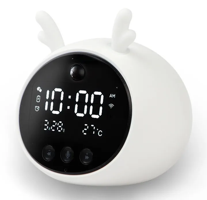 Multifunctional Smart Alarm Clock Voice Dialogue Human Body Induction