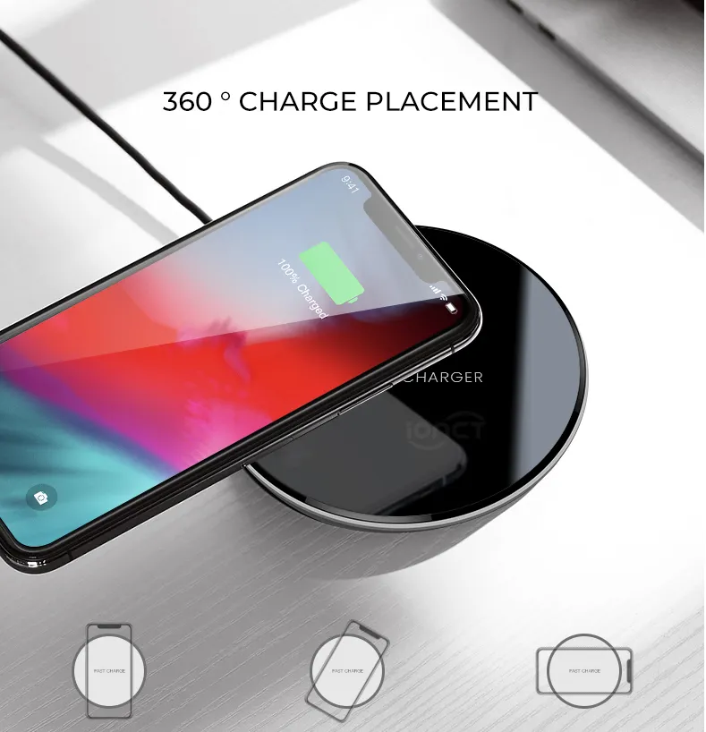 QI wireless charger smooth 15w