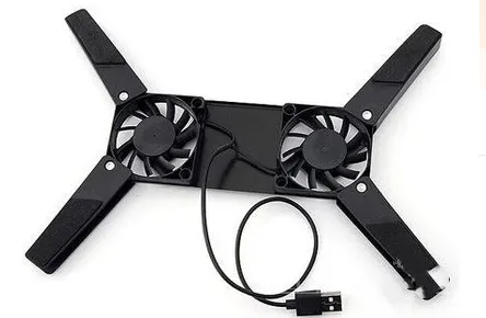 Record the computer USB dual fan