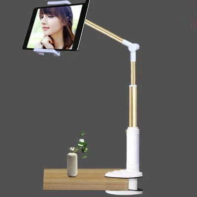 Compatible With Apple, Folding Long Arm Tablet Phone Stand Holder For Ipad Pro 12.9 11 10.5 Kindle 4-14 Inch Lazy Bed Tablet Mount Bracket