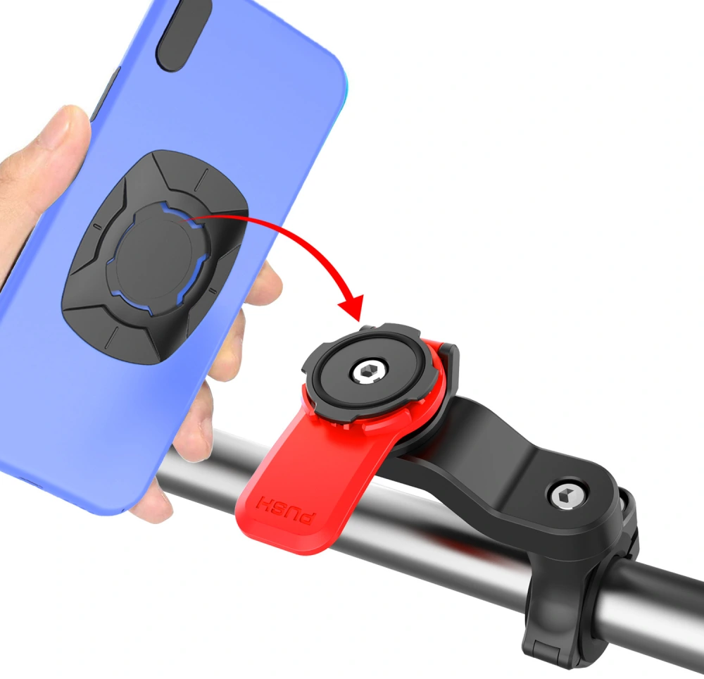 Mobile Phone Holder Takeaway Navigation Riding Shockproof Bicycle Rotation