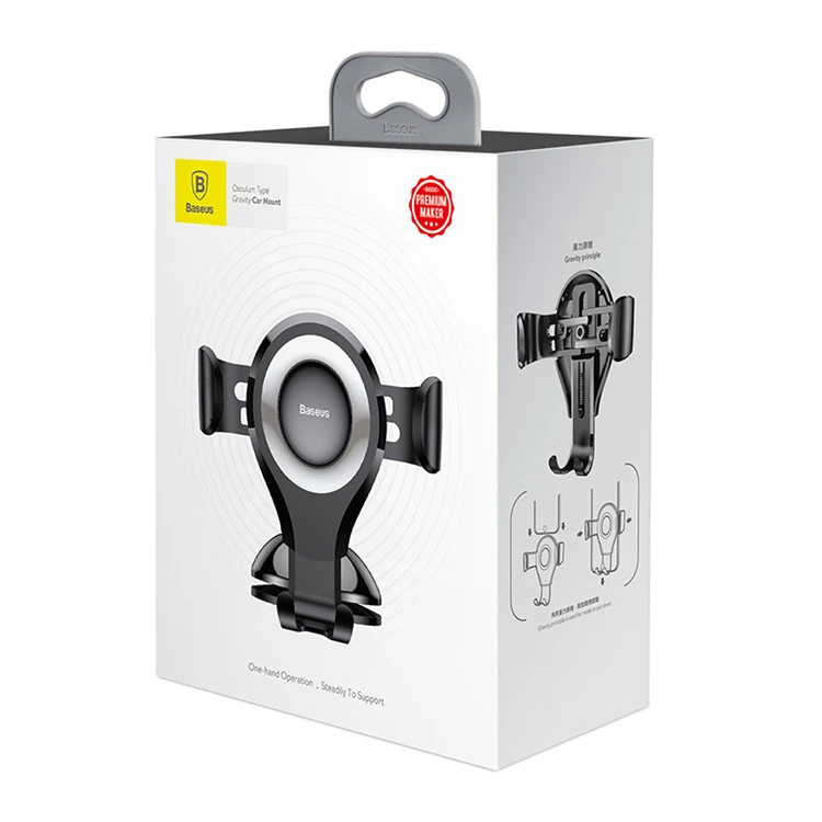 Suction cup type gravity car holder