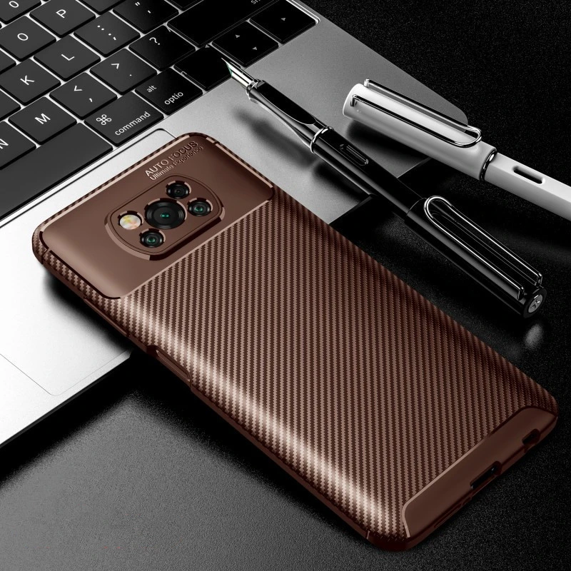 Carbon Fiber Protective Sleeve Tpu Anti-Drop All-Inclusive