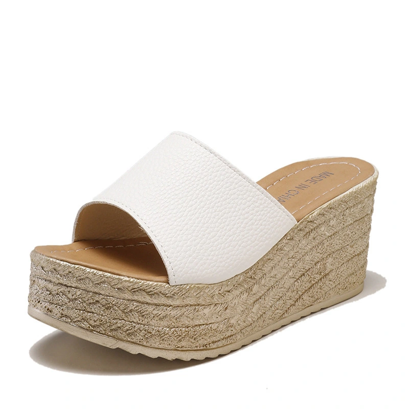 Sponge Cake Thick Bottom Fish Mouth Sandals And Slippers