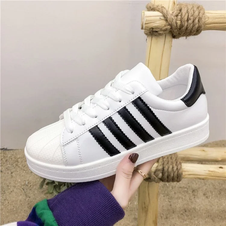 New Shell Toe Versatile Breathable Sports Leisure Thick Sole Shoes