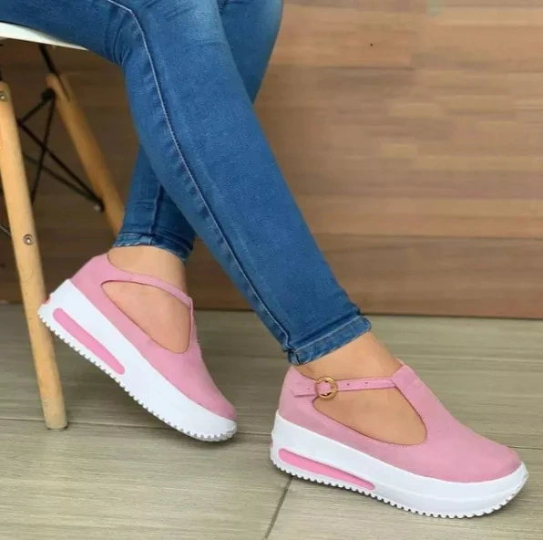 New Style Platform Height Increase Shoes Buckle Casual Shoes Sandals