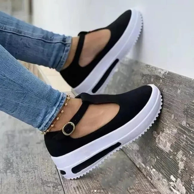 New Style Platform Height Increase Shoes Buckle Casual Shoes Sandals