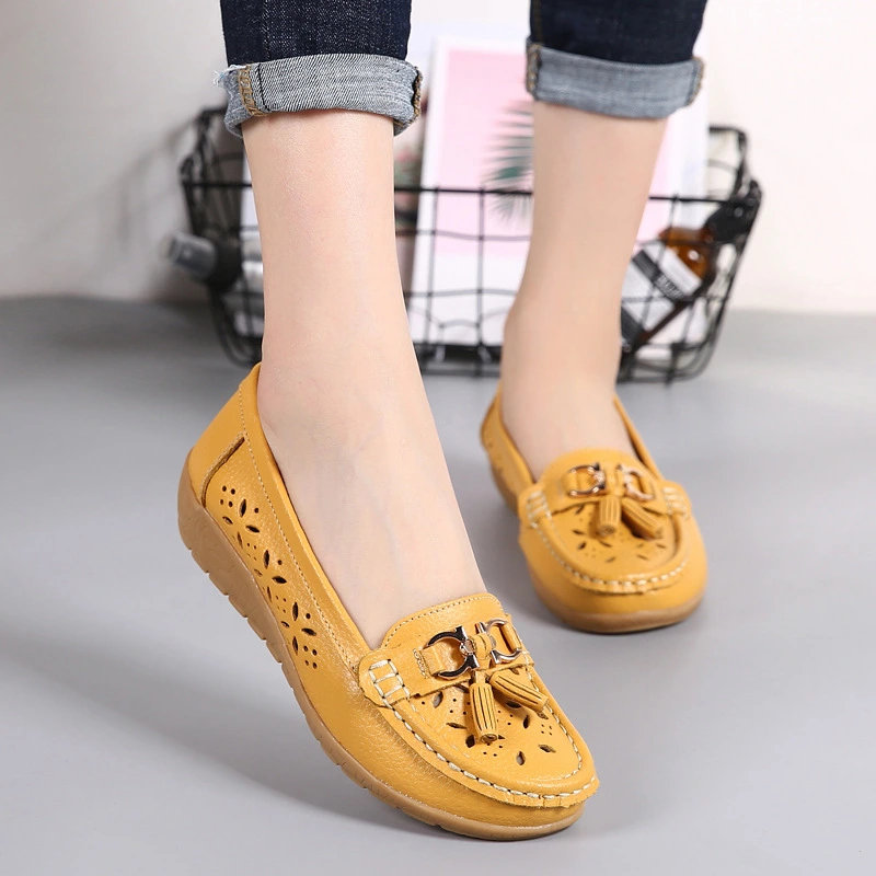 Flat-soled Peas Shoes All-match Comfortable Soft Sole Women's Single Shoes