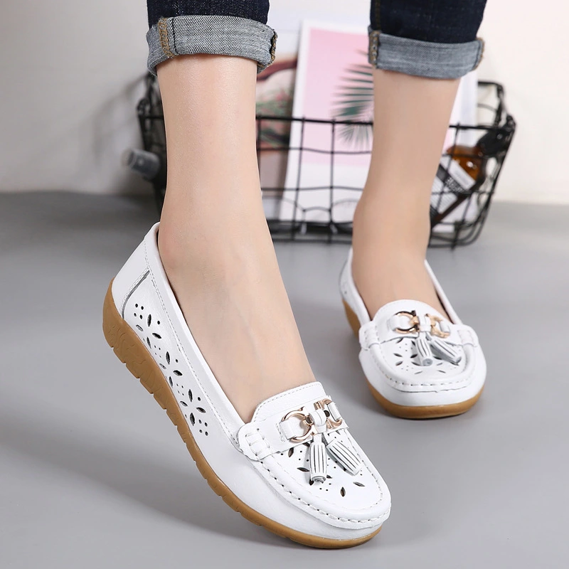 Flat-soled Peas Shoes All-match Comfortable Soft Sole Women's Single Shoes