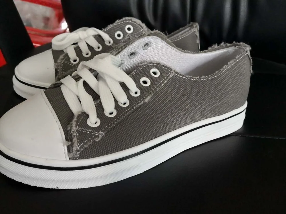 Retro Low-Cut Canvas Shoes Cross-Border Trendy Female Student Flat-Bottom Lace-Up Sneakers