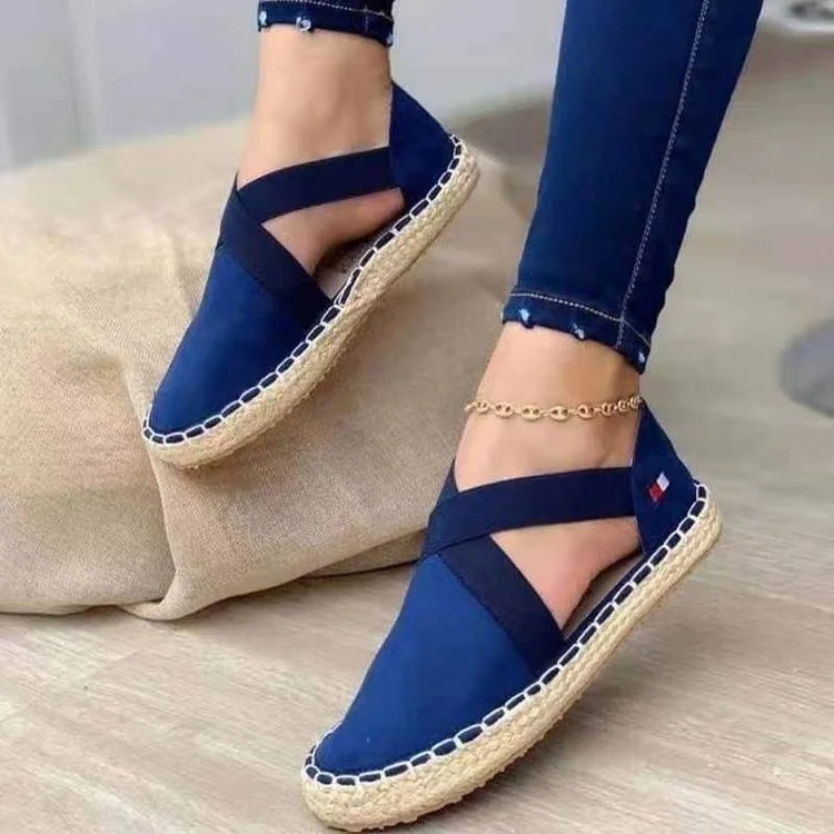 Large Size Set Feet Flat Sole Shoes Women Korean Fashion Retro Fisherman Shoes