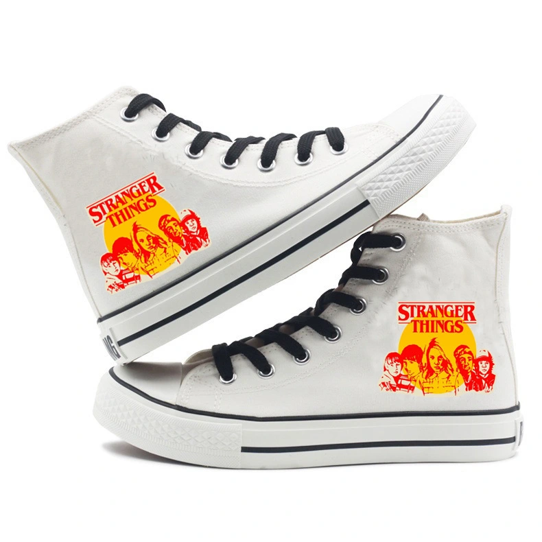 Stranger Things Couple High-top Canvas Shoes