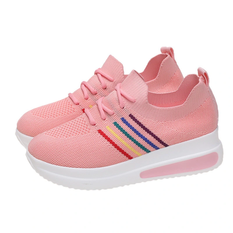 Air-cushioned Fly-knit Sneakers