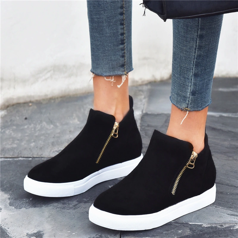Comfortable round toe flat fashion women's shoes