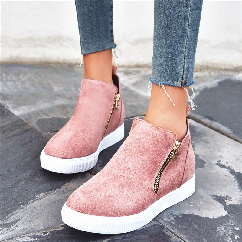 Comfortable round toe flat fashion women's shoes