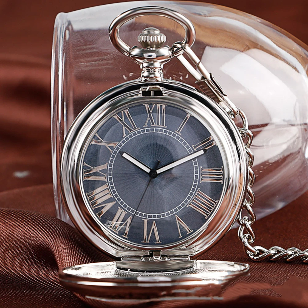 Low-key luxury mechanical pocket watch