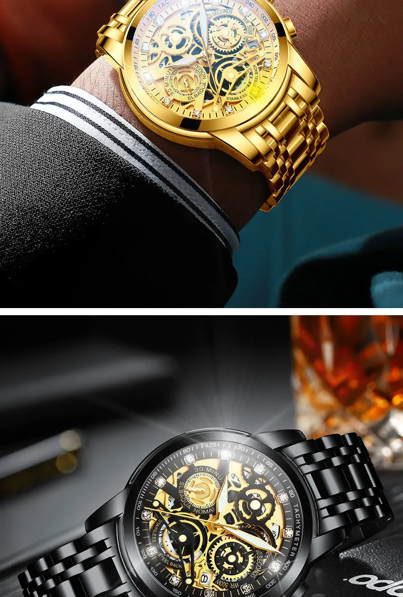 Multifunctional fashion high-end men's watch