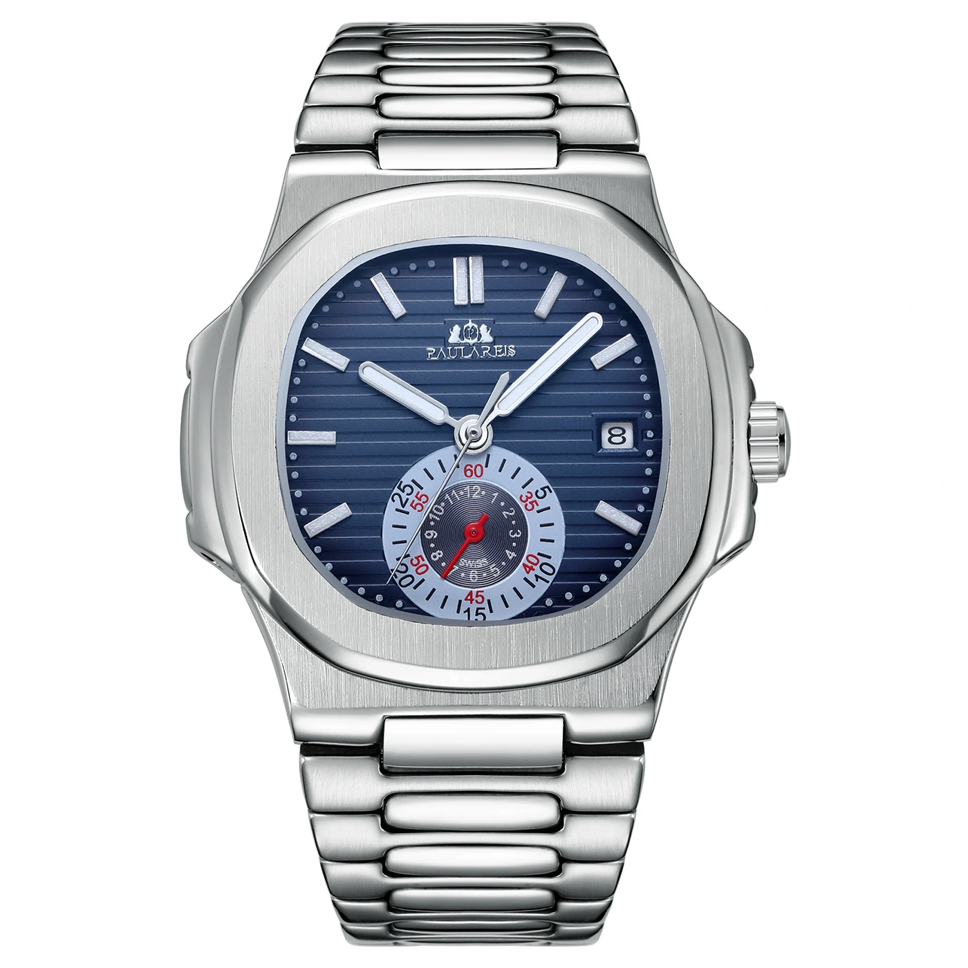 Mechanical steel belt men's watch