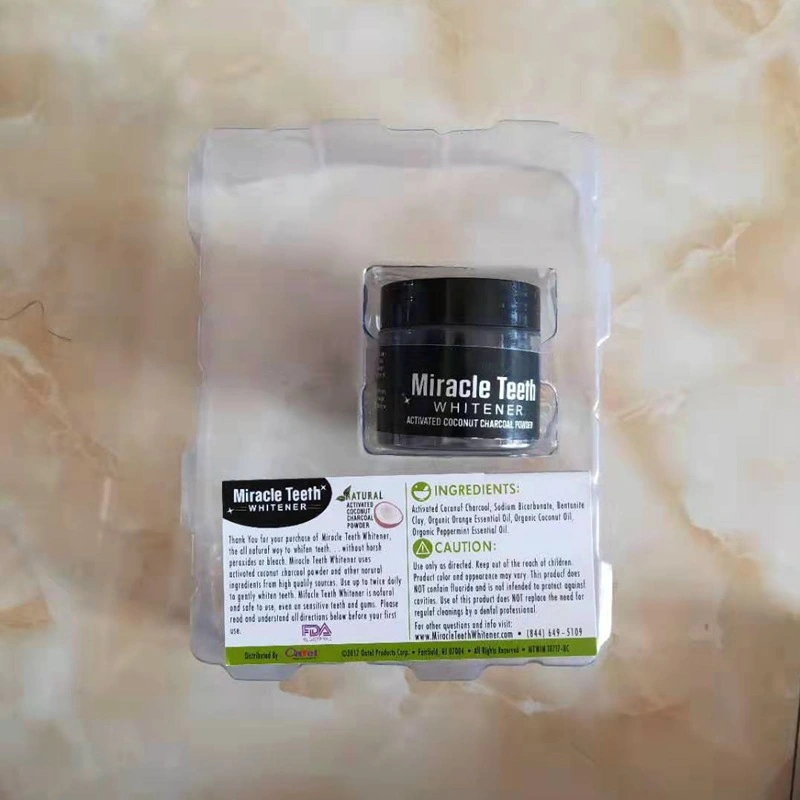 Black active coconut shell tooth powder