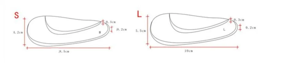 Flat feet inside and outside splay correction pad