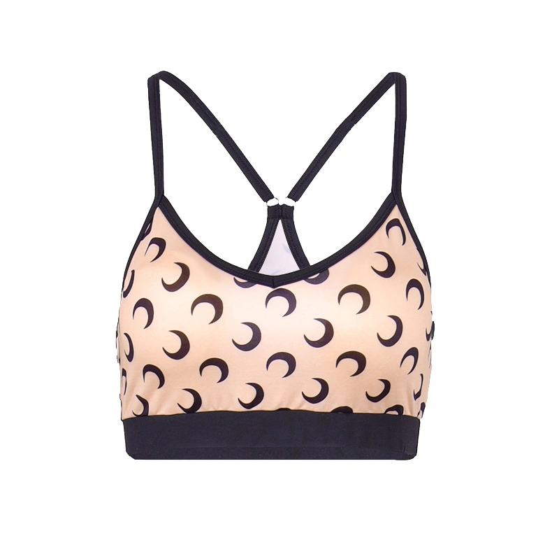 Crescent print tube top women