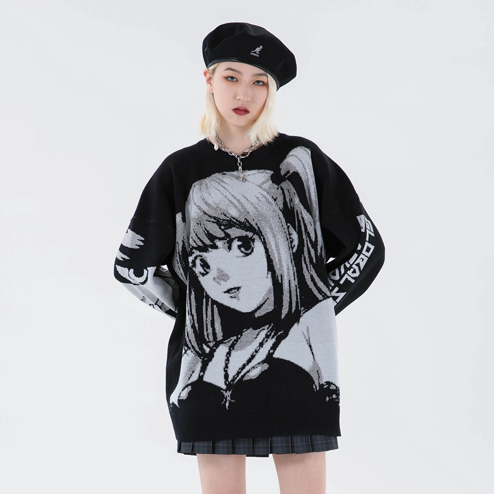 Two-Dimensional Sweater Male Hip-Hop National Trend