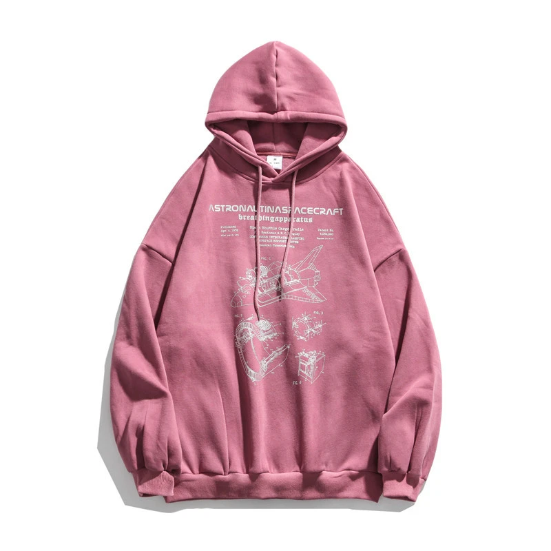 Couple wear trendy brand fan hooded sweater