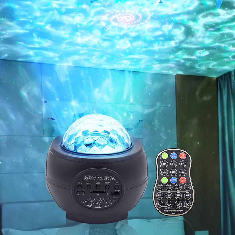 Starry flame water ripple led night light