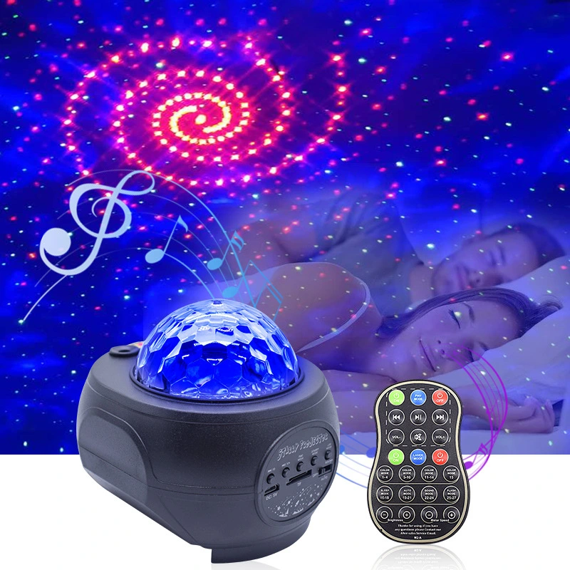 Starry flame water ripple led night light