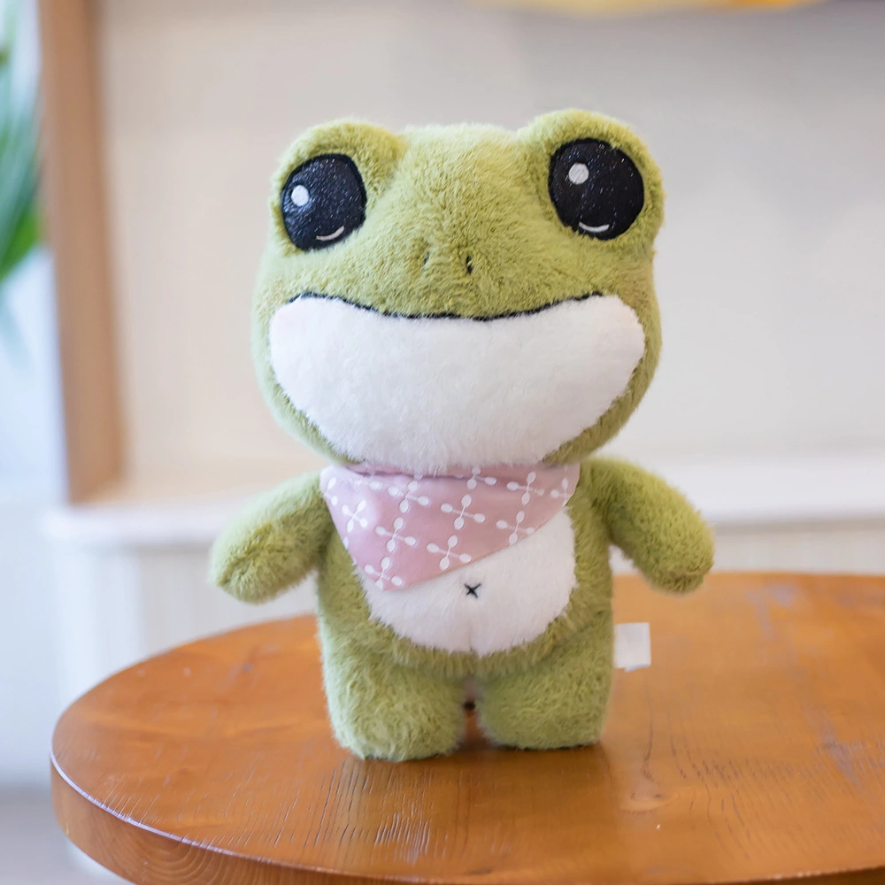 Cute Frog Doll Dressing Backpack Plush Toy