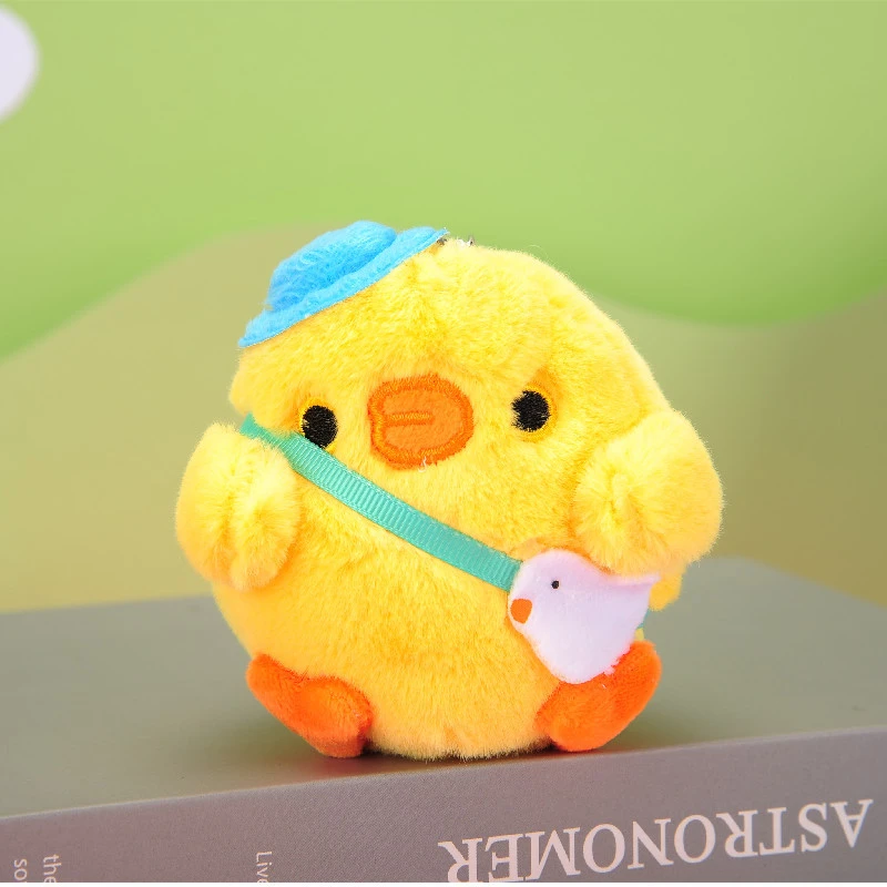 Chubby Chicken Stuffed Toy Doll Pendant Key
