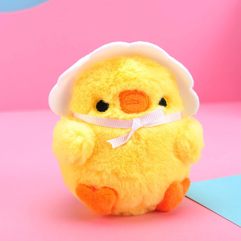 Chubby Chicken Stuffed Toy Doll Pendant Key