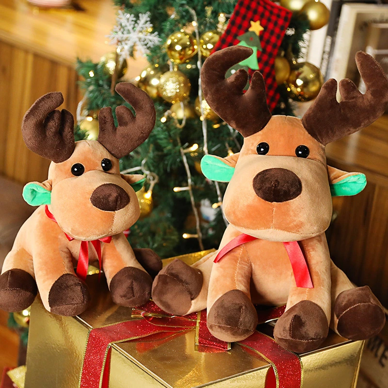 Santa Claus Elk Doll Cute Giraffe Christmas