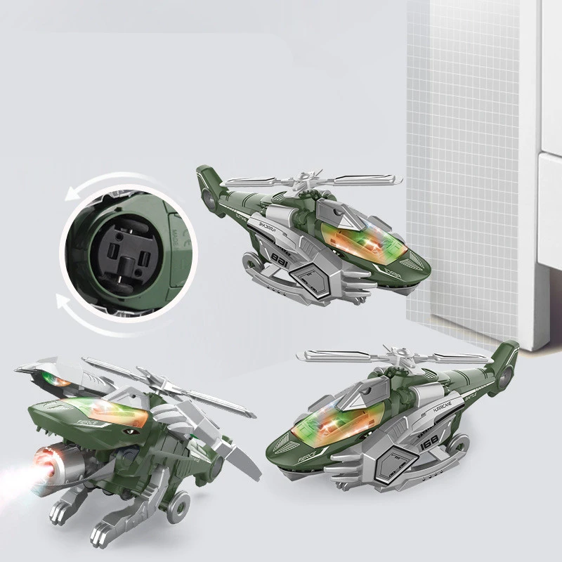 Deformation Fighter Electric Sound And Light Children's Toys