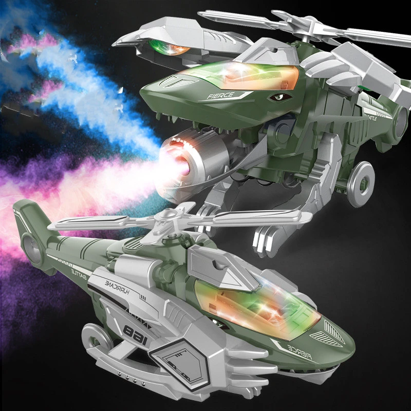 Deformation Fighter Electric Sound And Light Children's Toys