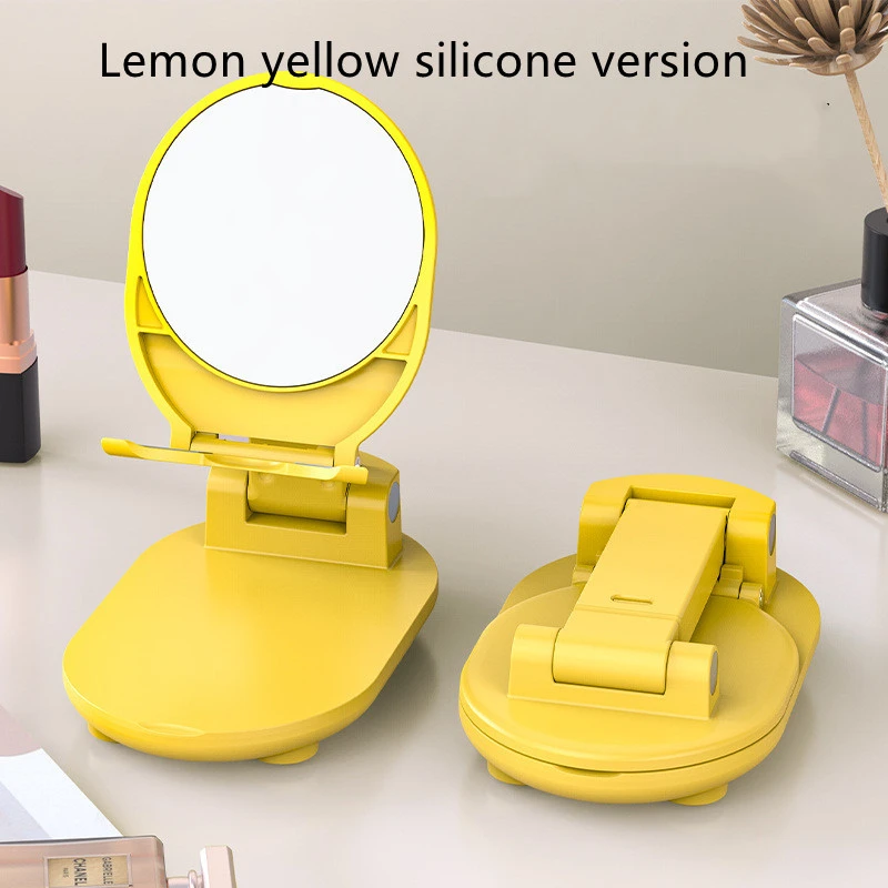 Female Mirror Desktop Phone Holder Fishtail Macaron Color