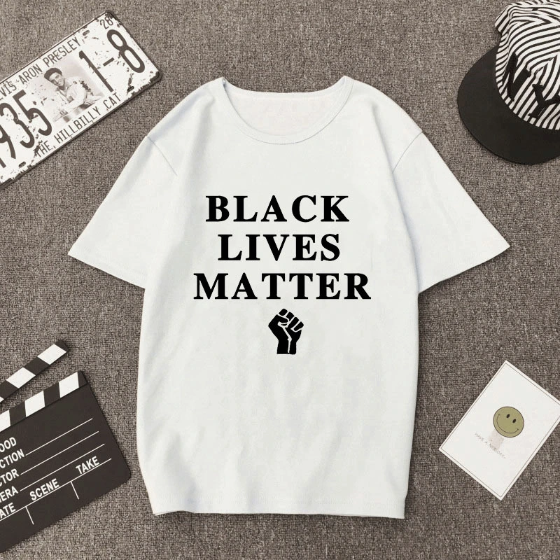 White letter short sleeve