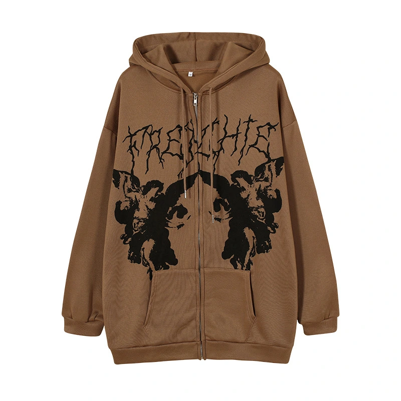 Loose Street Sports Zip Cardigan Hoodie