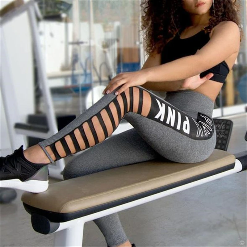 Stretch high waist fitness yoga pants