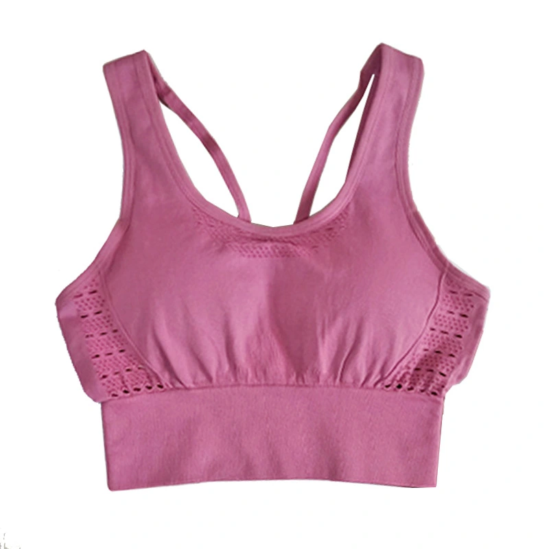 Quick-Drying Yoga Fitness Bra Sports Underwear Hollow Beauty Back Bra